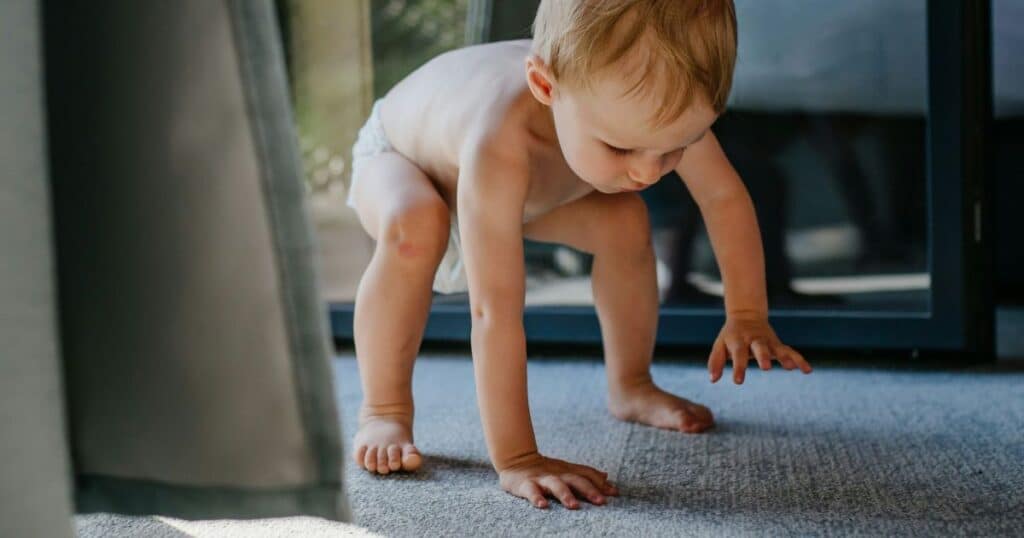 crawling baby needs infant safety measures