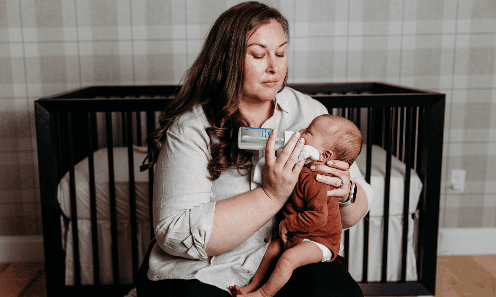 newborn care specialist paced feeding newborn