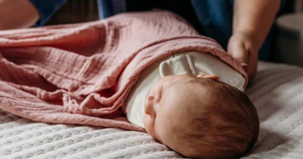 swaddling a premie