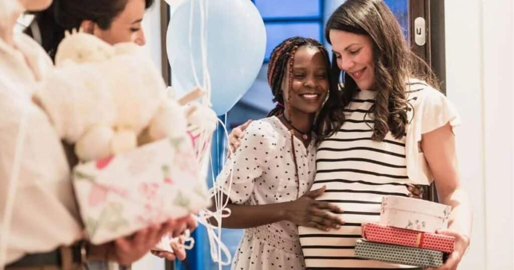 Gender reveal party.