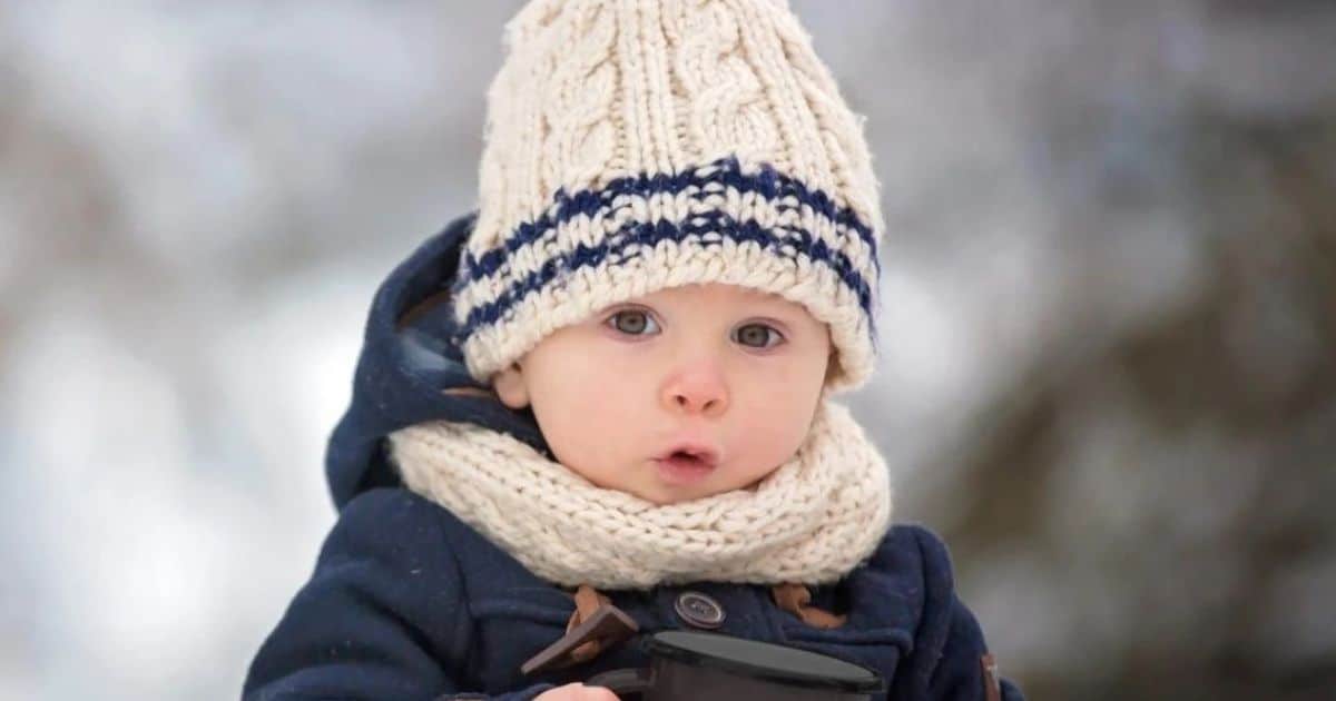 Child in winter.