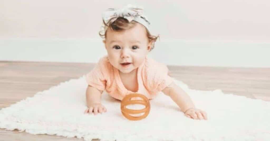 RIE method happy confident baby