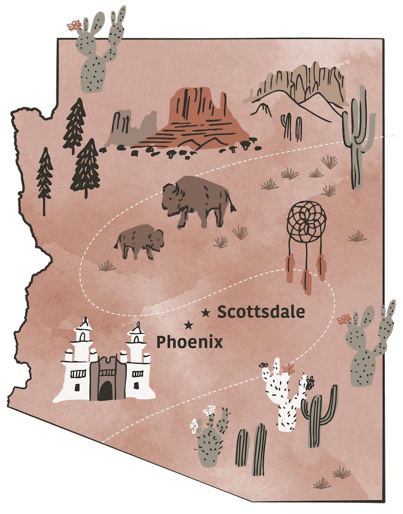 Arizona Newborn Care Map