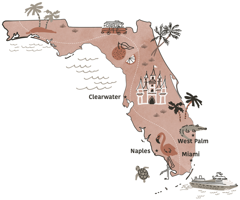 Florida Newborn Care Map