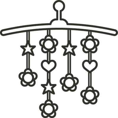baby mobile icon