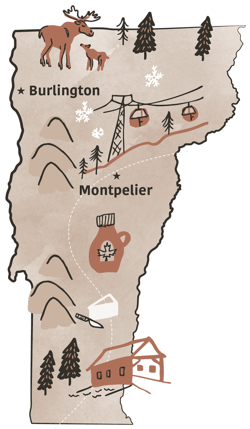 Vermont Newborn Care Map