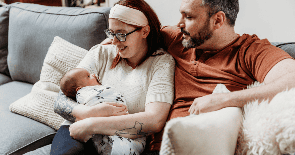 A family in the first 90 days